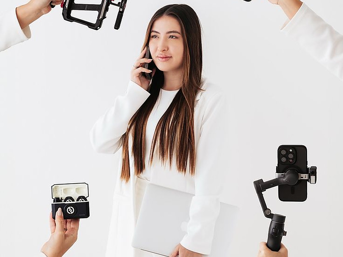 Professional personal branding content shoot